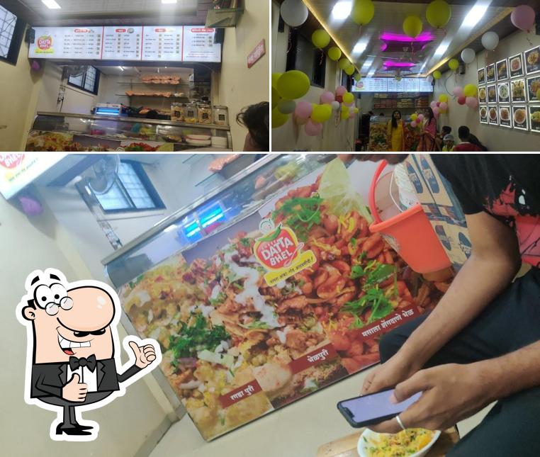 See this pic of Shri datt bhel and chat house