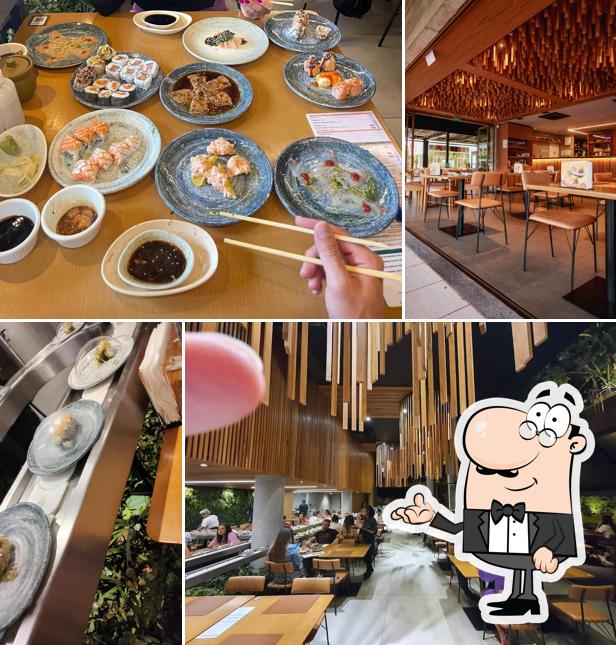 O interior do Nazo Japanese Food