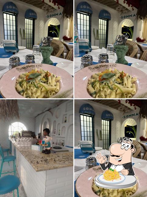 Spaghetti carbonara at Sonna Kitchen & Bar