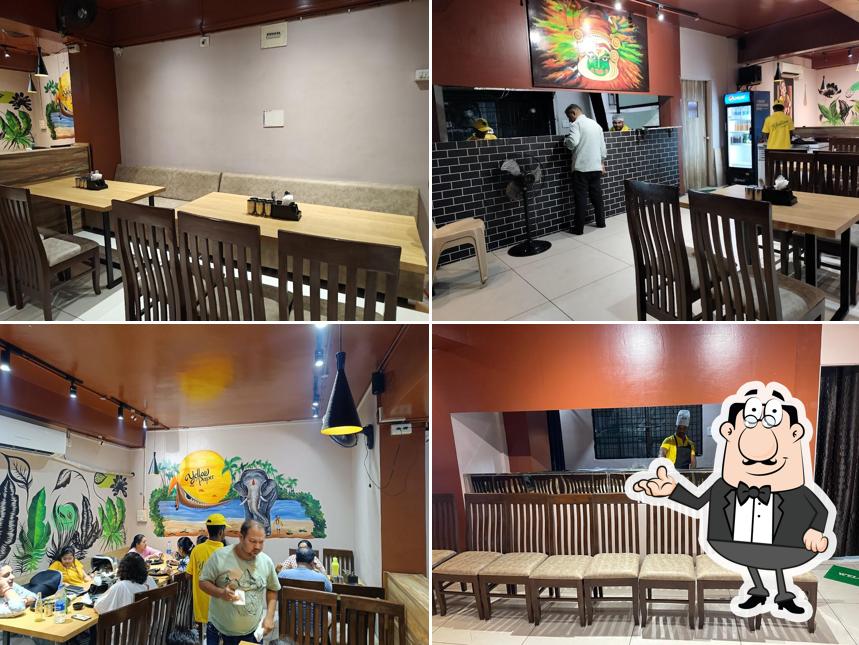 Yellow Paper Chula Dosa And PavBhaji