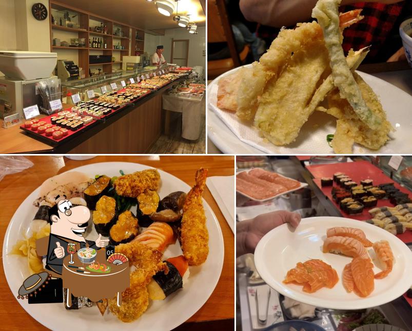 Comida em Restaurante Sushi Isao