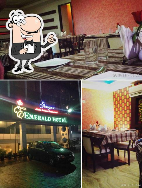 The interior of Ginger