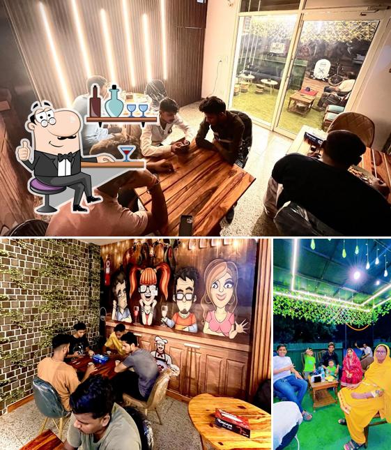 The interior of Chacha Bhatija Chinese and Chaap corner