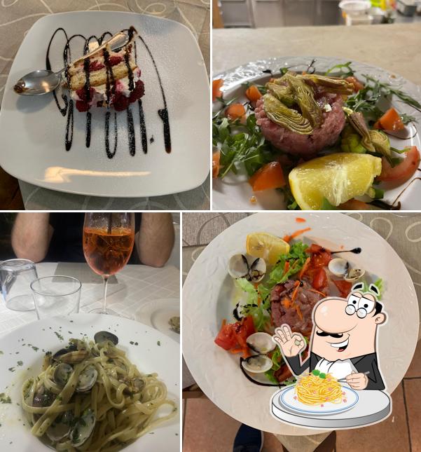 Spaghetti alla carbonara al Ristorante Pizzeria da Roberto