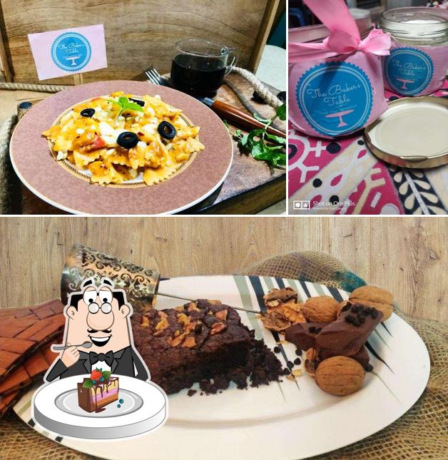 Chocolate cake at The Bakers Table