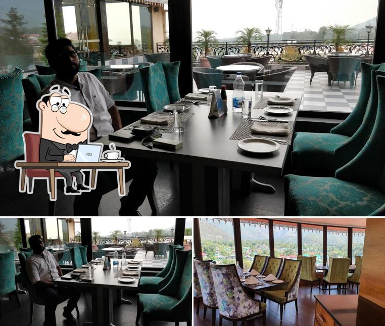The interior of Cloud 7 Revolving Restaurant
