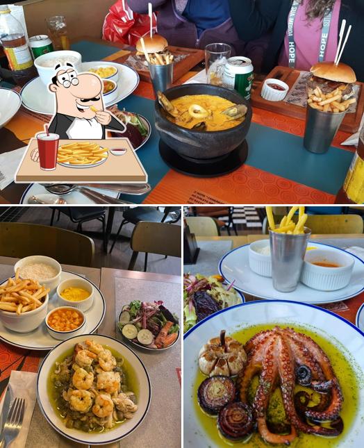 Batata frita em Jangaroo - Fish & Meat