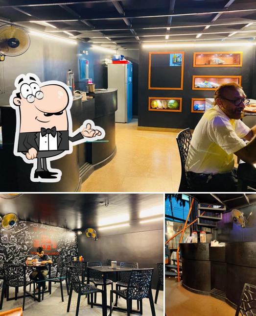 The interior of Calicut GrillBox