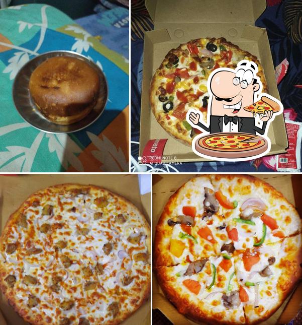 Get pizza at Pizza & burger hub