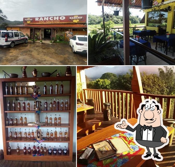 O interior do Rancho do Queijo