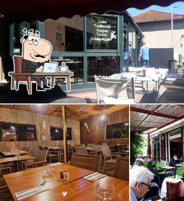 L'intérieur de La Goujonnette