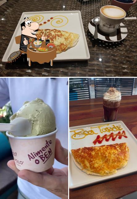 Platos en Benévolo Café e Gelato