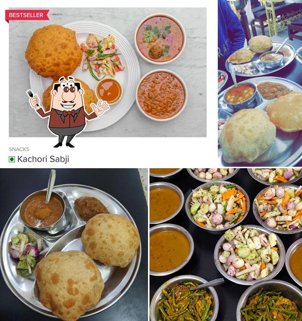 Food at Lala Maniram Kachori Wale,opp.ashoka cinema bhagat singh chowk kaithal since 1971