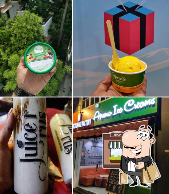 The exterior of Apsara Ice Creams