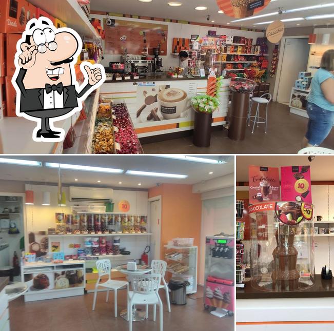 O interior do Choco Ice Brasil