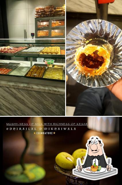 Creme brulee at Dhirajlal.D.Mithaiwala