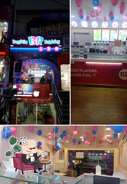 Check out how Baskin Robbins looks inside