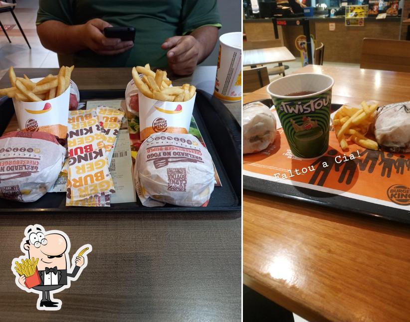 Peça fritas no Burger King Drive-Thru