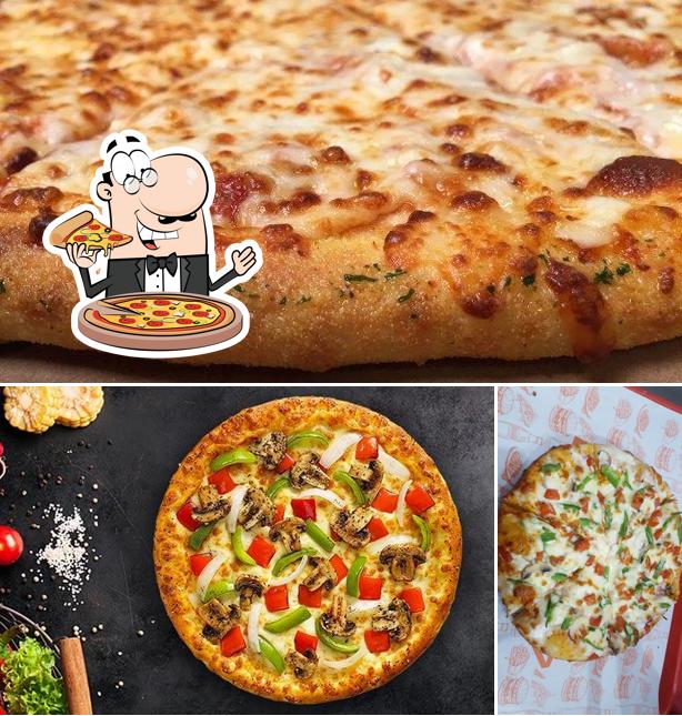 Try out pizza at DOMNIK PIZZA YAMUNA NAGER