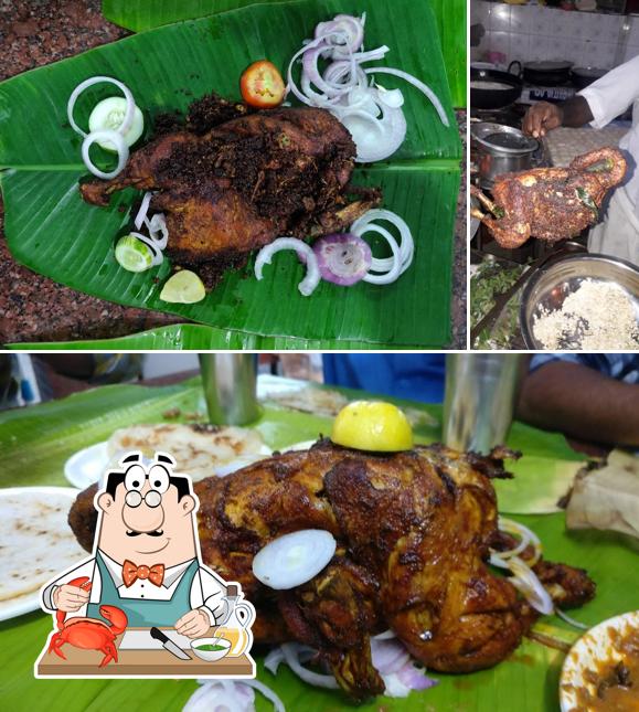 Order seafood at Hotel Thekkevila