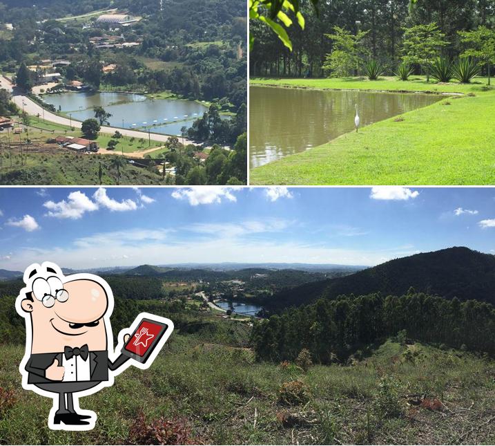 Veja imagens do exterior do Pesqueiro Cristais