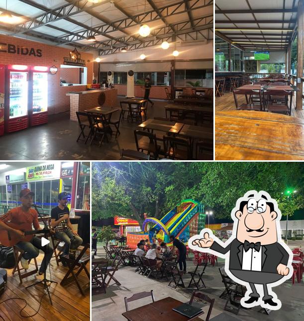 O interior do Restaurante Terraço - Industriário