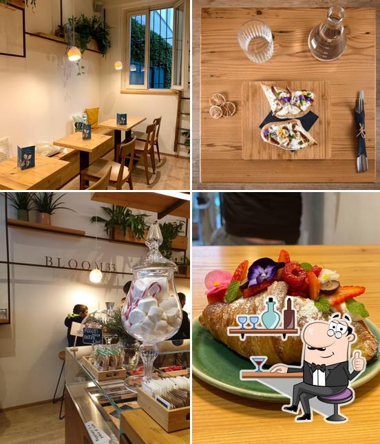 Gli interni di Bloom33 botanic bar