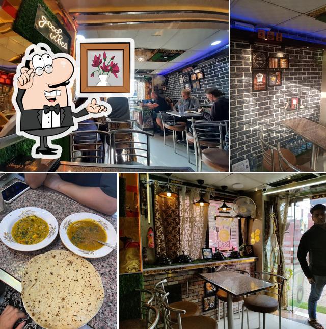 Take a seat at one of the tables at Joney's Place