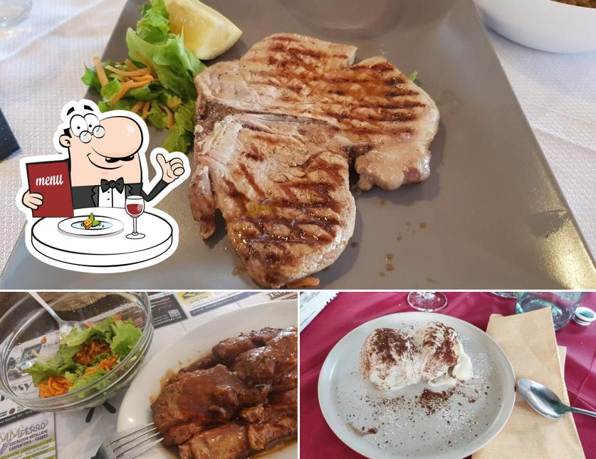 Cibo al Trattoria dei Pellegrini da Piturelo