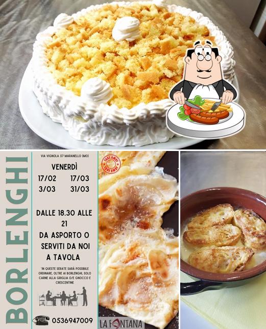 Cibo al Trattoria la Fontana