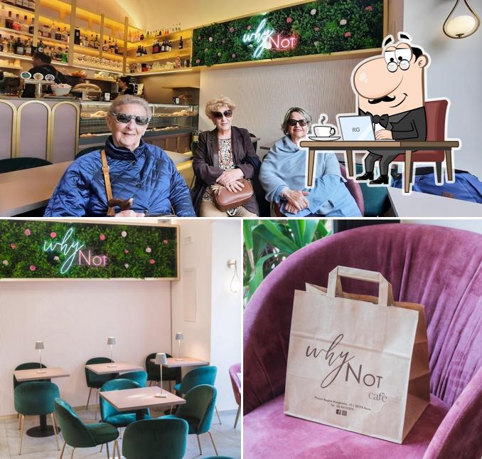 Gli interni di Why Not Cafè