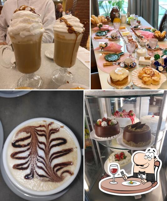 Mousse de chocolate em Padaria Laticínios