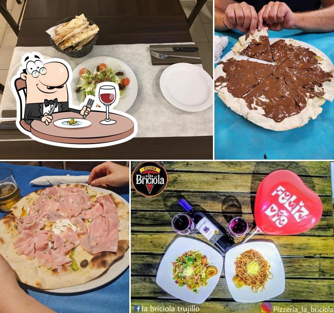 Cibo al Pizzeria La Briciola Beach