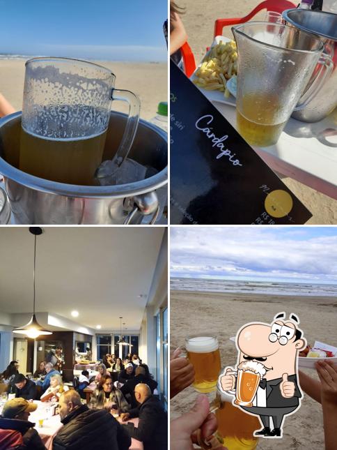 Você pode tomar um copo de cerveja leve ou escura