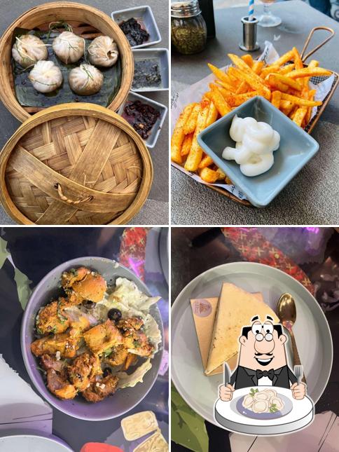 Dumplings at Courtyard Revibe - Cafe & Restaurant Dwarka