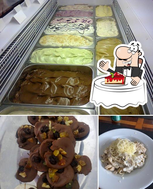 Peça uma das sobremesas