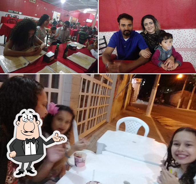 O interior do Capannone Pizzaria