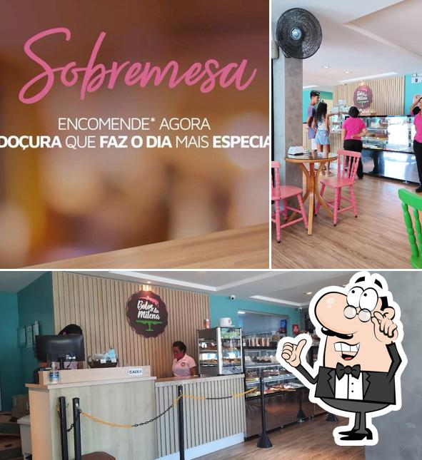 O interior do Bolos da Milena