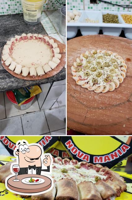 Comida em Pizzaria Nova Mania