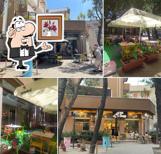 Gli interni di Over The Rainbow