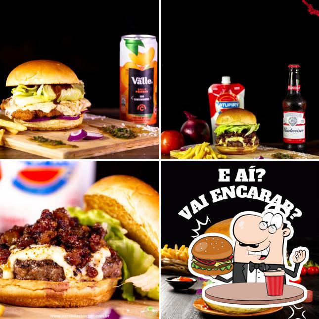 Os hambúrgueres do Varanda's Burger Hamburgueria Delivery irão satisfazer uma variedade de gostos