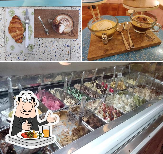 Food at Creamchoc gelato italiano
