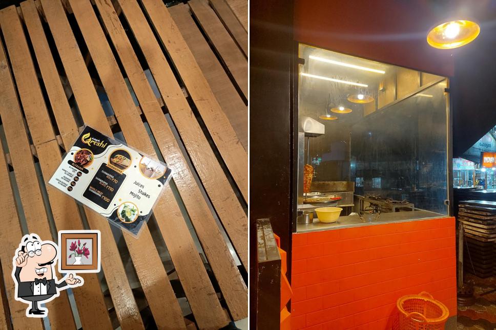 The interior of Cafe qureshi