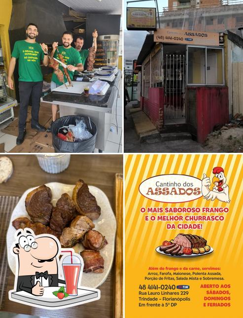 Desfrute de um drinque no Cantinho dos Assados