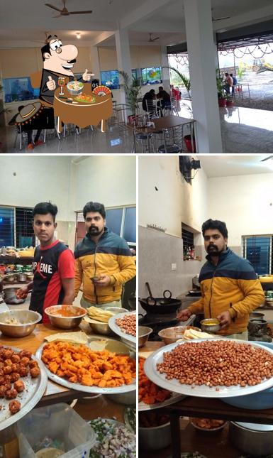 Take a look at the photo displaying food and interior at NAIVAIDHYAM HOTEL FAMILY RESTORENT AND DHAWA