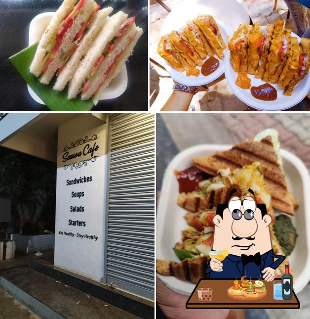 Grab a sandwich at Sansou Cafe