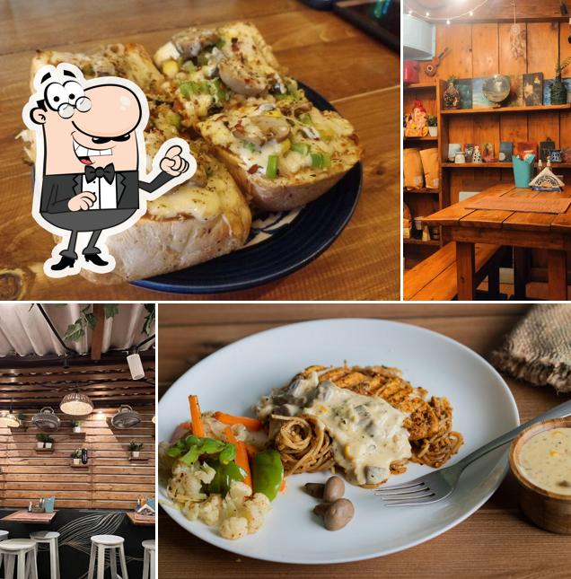 Take a seat at one of the tables at Cafe Made In 2020