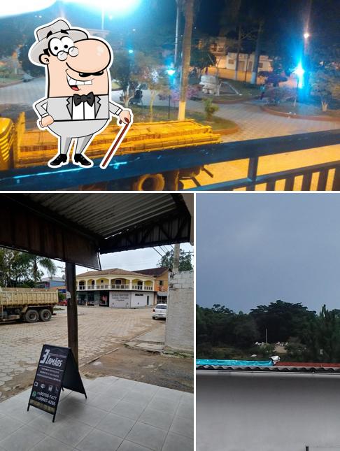 O exterior do Pousada e Restaurante 3 Irmãos