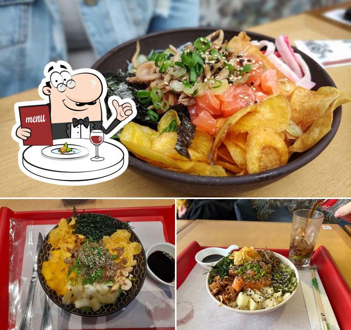Comida em Naka Poke SJC