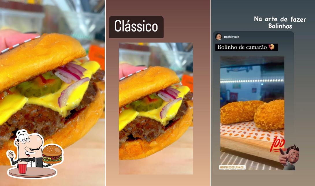 Delicie-se com um hambúrguer no Boteko do Cunhado
